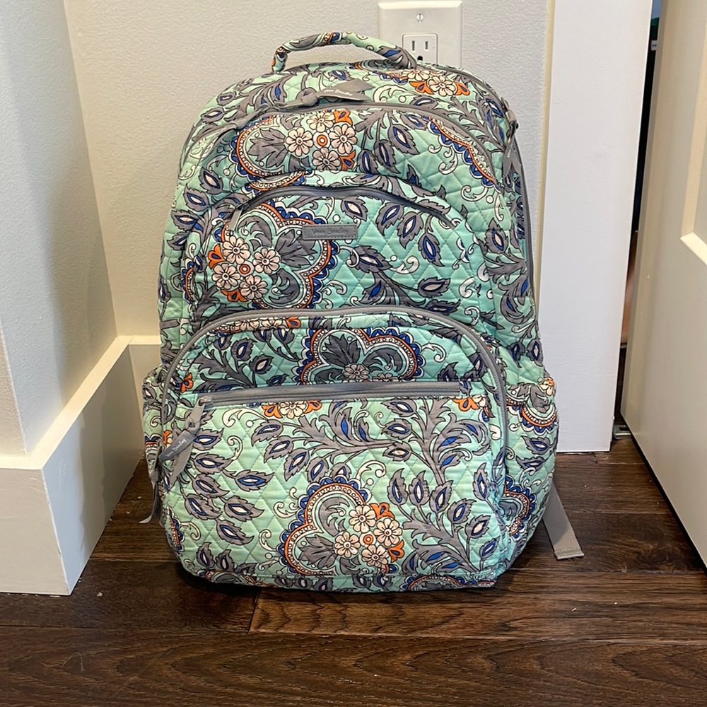 Vera Bradley Essential Fan Flower Backpack